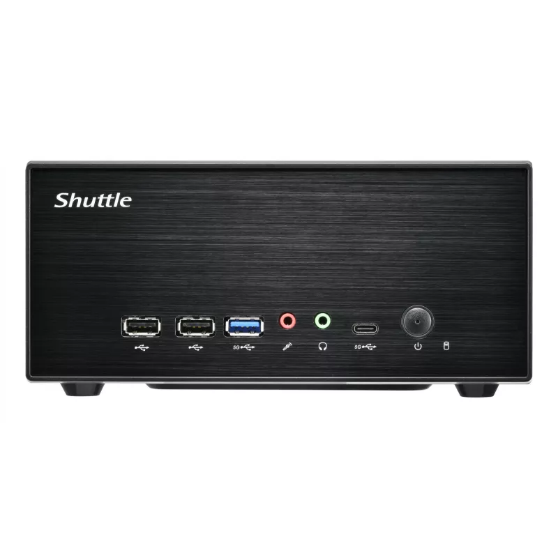 Shuttle XPC schlank Barebone XB860G2 - S1851, Intel H860, 1xDP, 2xHDMI, 2 PCIe-Steckplätze (1x 16X & 1x X1), 2x Intel LAN (1G + 2,5G), 8x USB, 3x M.2, 24/7 Dauerbetrieb