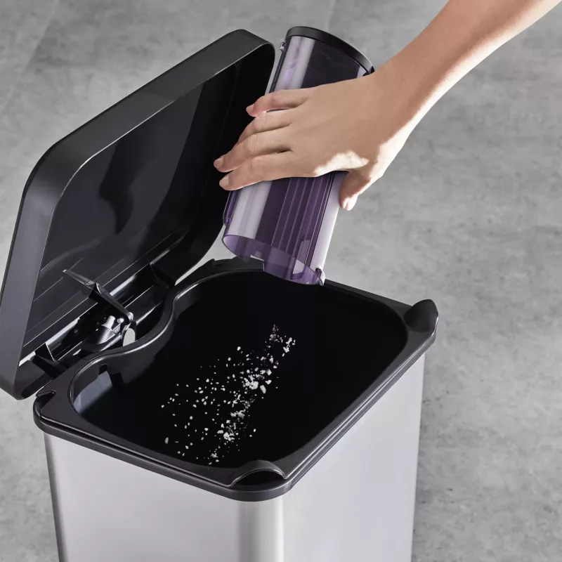 Rowenta RH2037 2-in-1-Stabstaubsauger Batteriebetrieben Trocken Beutellos 0,4 l 250 W Schwarz, Lila