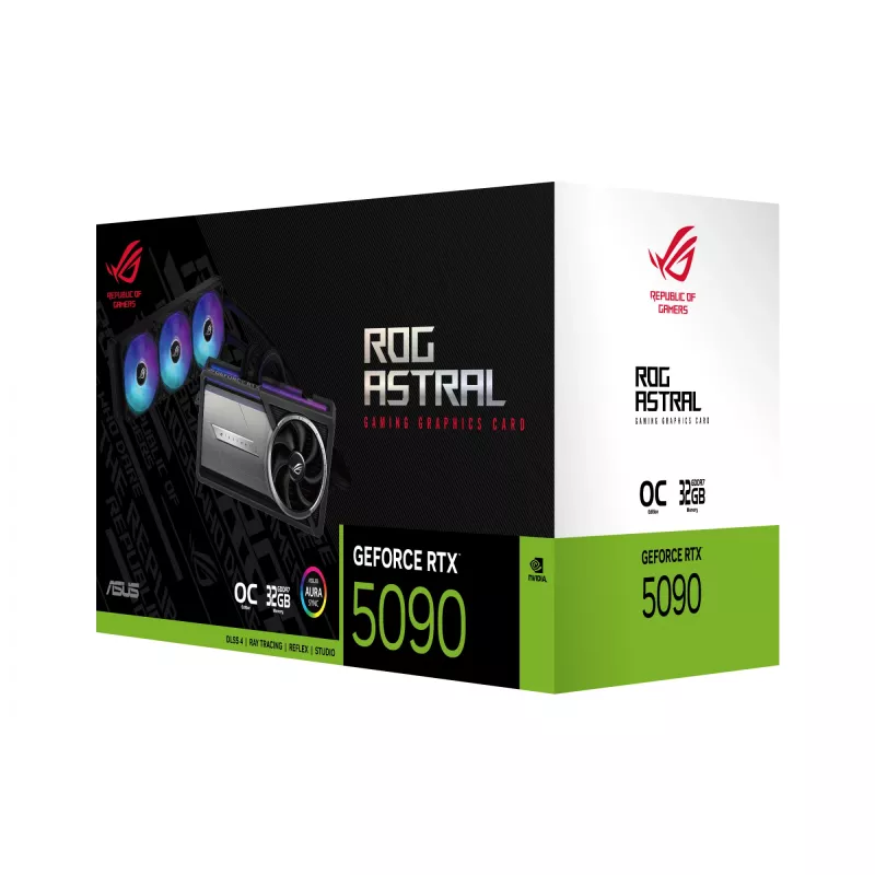 Grafikkarte ASUS GeForce RTX 5090 — 32 GB GDDR7, 512-Bit, PCIe 5.0, 4 Displays, 2580 MHz Boost