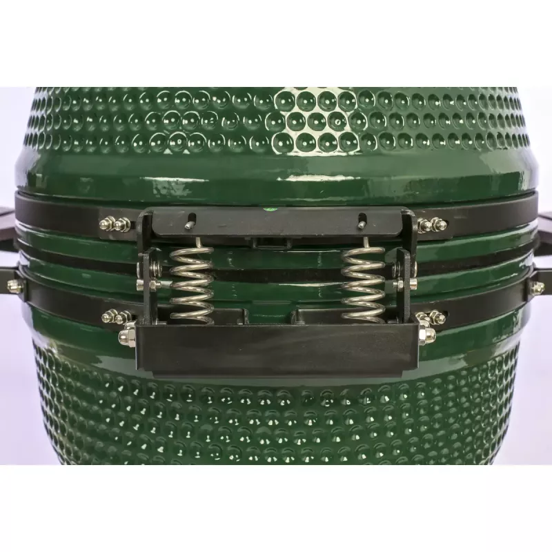 TARGUS Kamado Pro 22 Zoll Grill Größe M (TunaBone) – keramischer Kamado, 22-Zoll-Grillfläche, grün