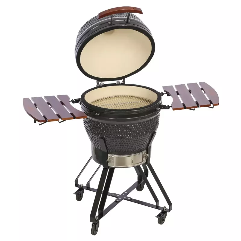 Kamado Pro 22 Zoll Grill TARGUS Größe M Dunkelgrau