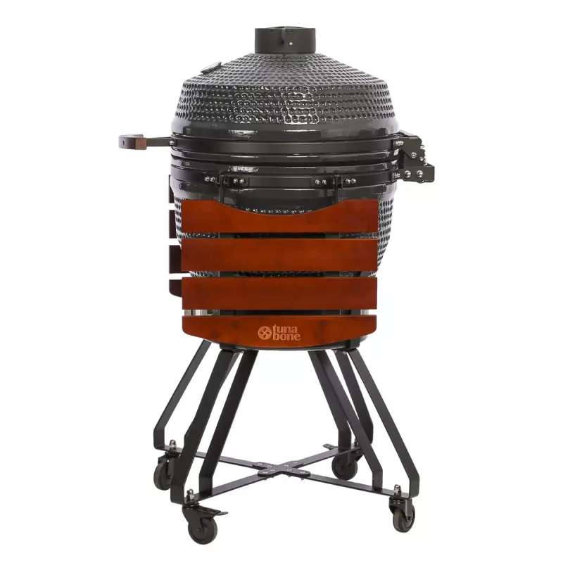 Kamado Pro 22 Zoll Grill TARGUS Größe M Dunkelgrau