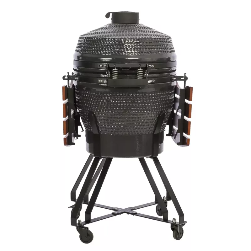 Kamado Pro 22 Zoll Grill TARGUS Größe M Dunkelgrau