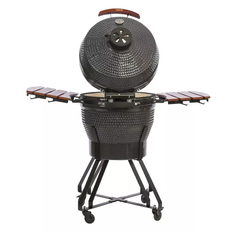 Kamado Pro 22 Zoll Grill TARGUS Größe M Dunkelgrau