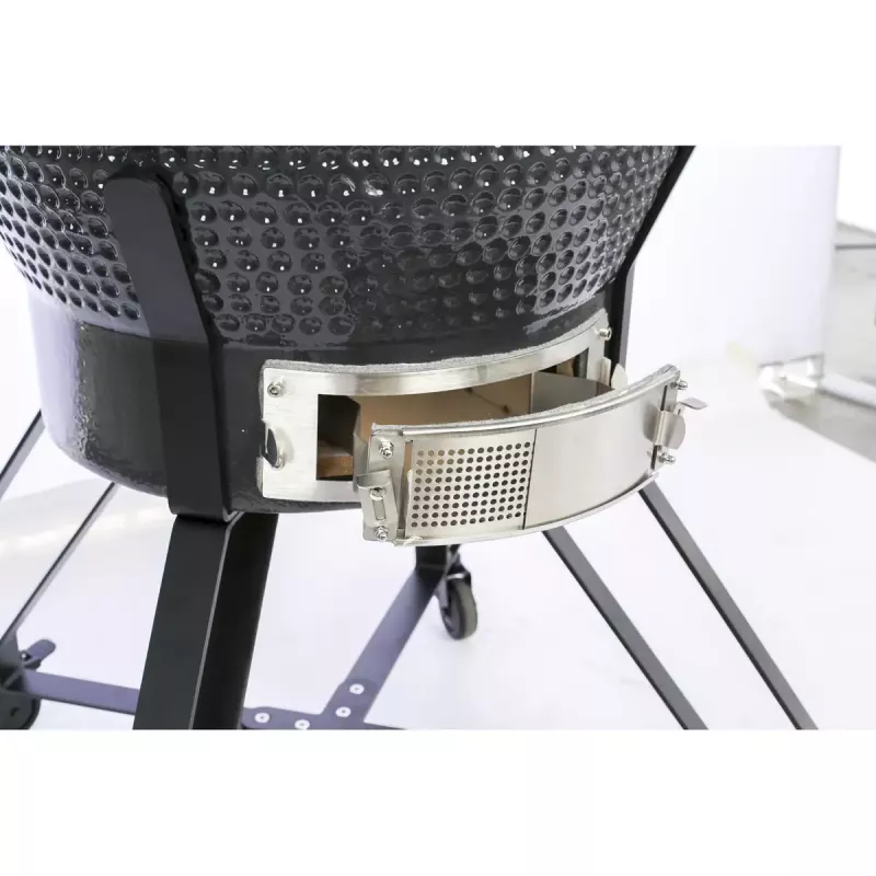 Kamado Pro 22 Zoll Grill TARGUS Größe M Dunkelgrau