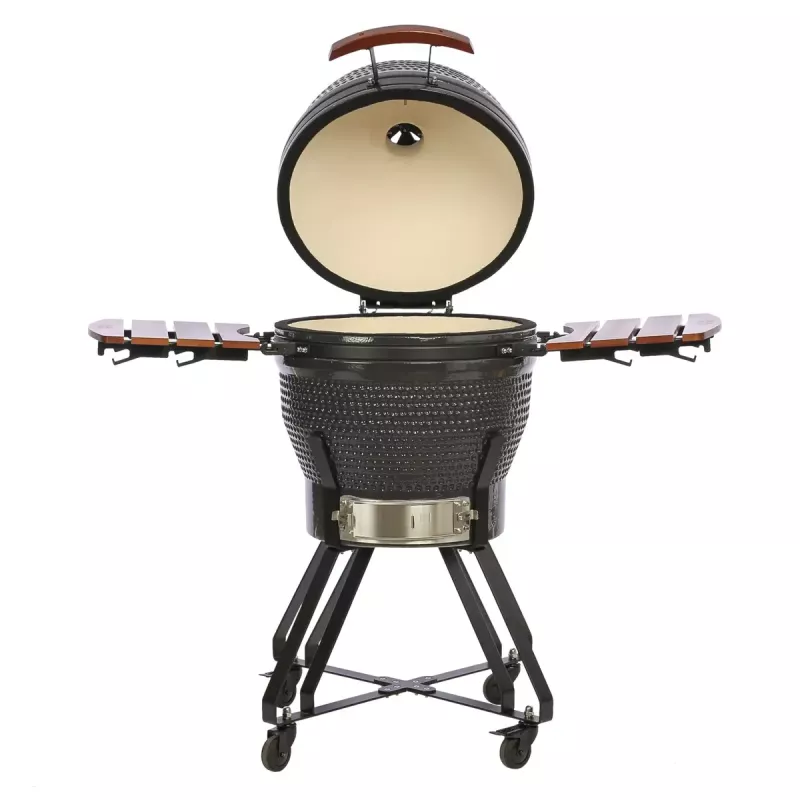 Kamado Pro 22 Zoll Grill TARGUS Größe M Dunkelgrau