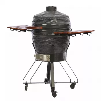 TunaBone Kamado Pro 22 Inch Grill, Größe M, Dark Grey
