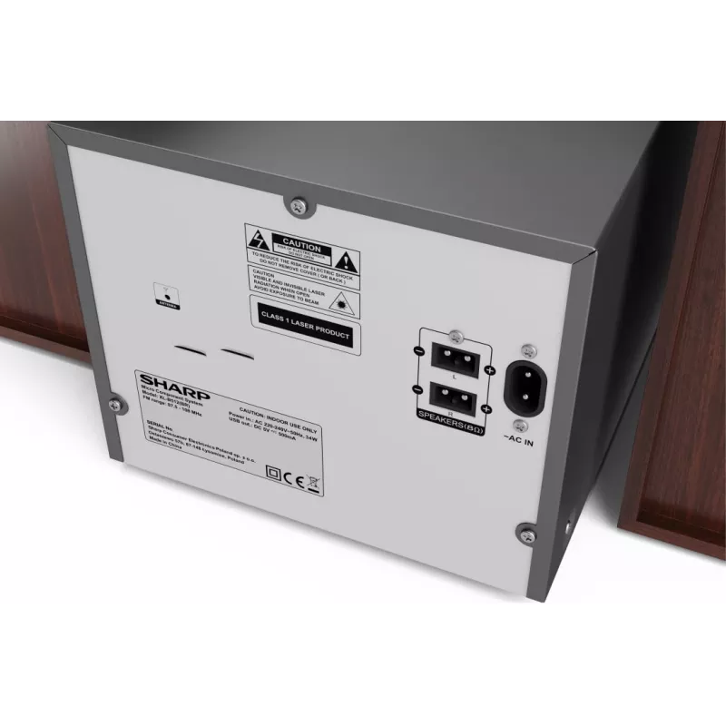 Sharp XL-B512(BR) Heim-Audiosystem Mikro-Audioanlage 45 W Braun