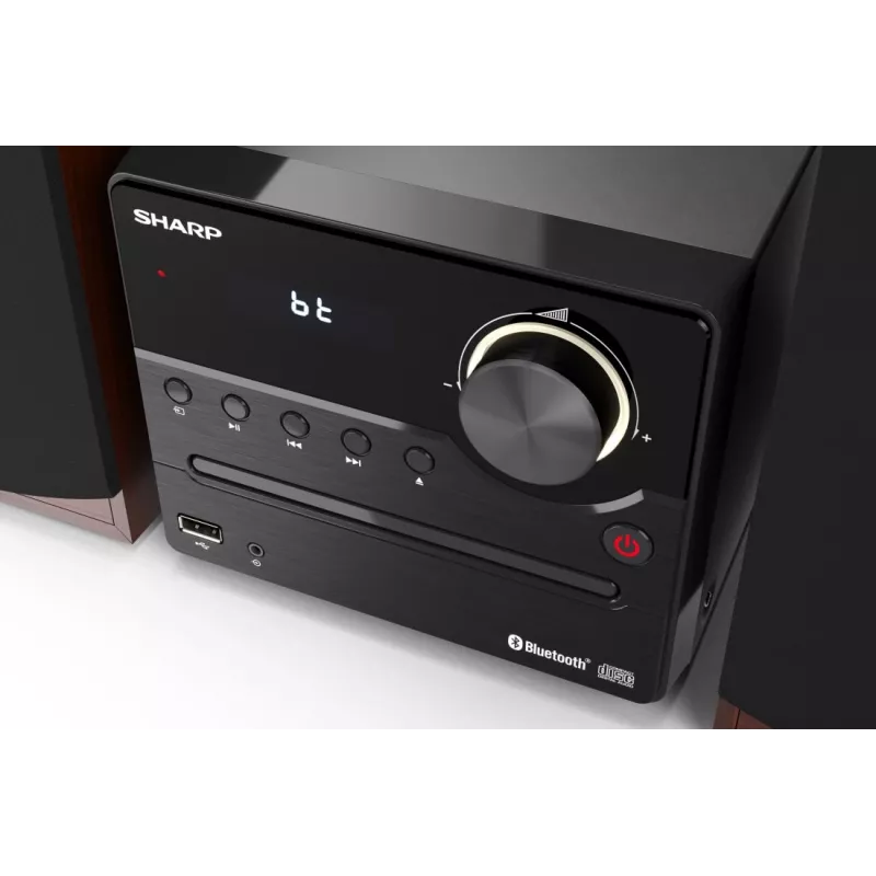 Sharp XL-B512(BR) Heim-Audiosystem Mikro-Audioanlage 45 W Braun