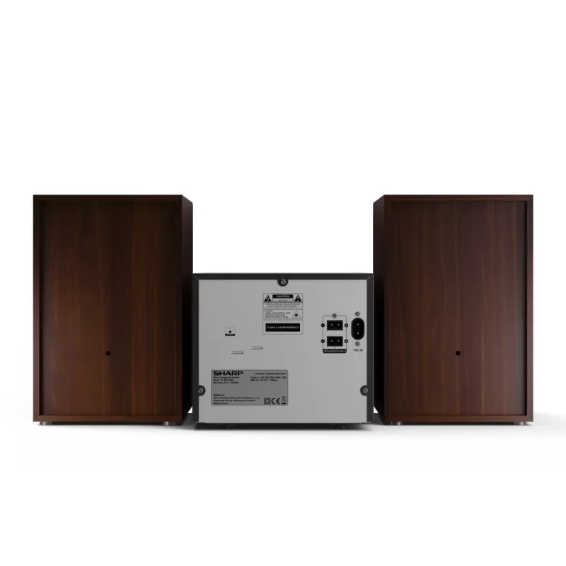 Sharp XL-B512(BR) Heim-Audiosystem Mikro-Audioanlage 45 W Braun