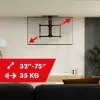 Deckenhalterung für TV, elektrisch, MACLEAN MC-490, für 32–75 Zoll TVs, motorisierte Neigung und Drehung