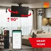 Deckenhalterung für TV, elektrisch, MACLEAN MC-490, für 32–75 Zoll TVs, motorisierte Neigung und Drehung