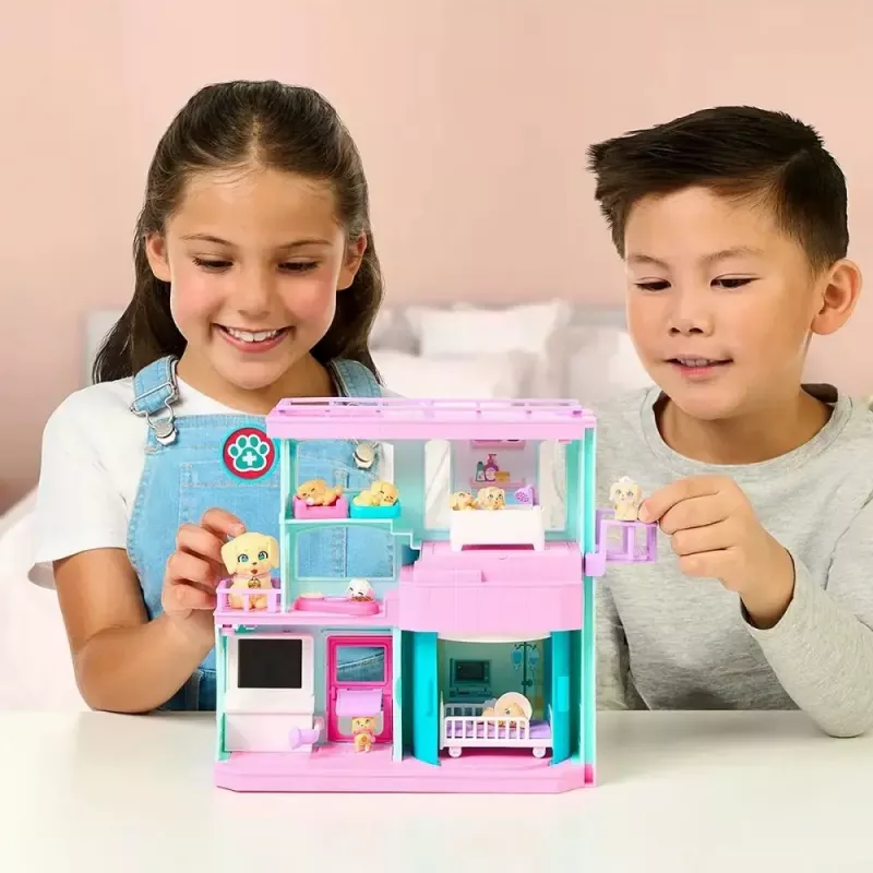 Interaktives Haustier-Spielset Cobi Set Little Live Pets Families Clinic MO-26673, Spielset mit Klinikzubehör