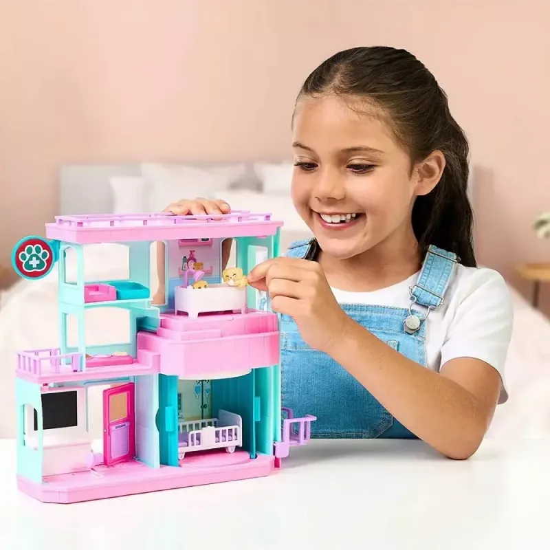 Interaktives Haustier-Spielset Cobi Set Little Live Pets Families Clinic MO-26673, Spielset mit Klinikzubehör