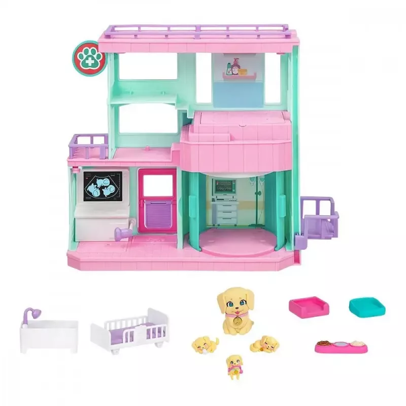 Interaktives Haustier-Spielset Cobi Set Little Live Pets Families Clinic MO-26673, Spielset mit Klinikzubehör