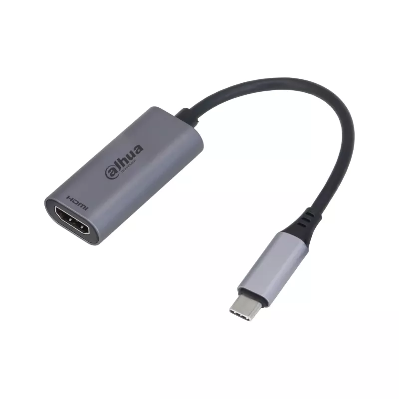 Dahua Technology USB 3.1 Typ-C-auf-HDMI-Adapter, USB Typ-C, HDMI Typ A (Standard), Stecker, Stecker, Gerade, Gerade