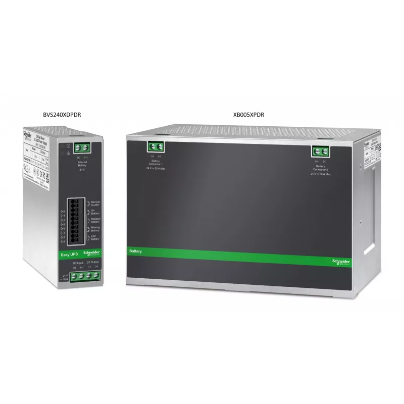 APC BVS240XDPDR 24V DC USV – 240Watt, 24V, 10A, DIN-Schienenmontage, Leistungsmodul ohne Batterie
