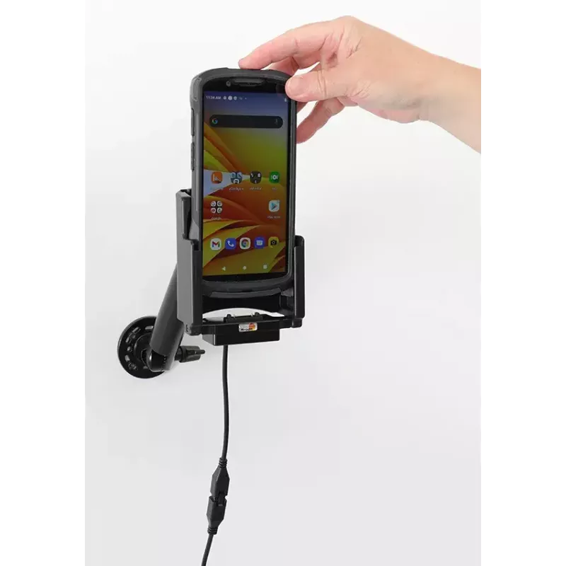 Aktive Halterung Brodit 712306 Mobiltelefon Smartphone Schwarz