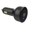 Kfz-Ladegerät Gembird TA-UC-AC2PD30LCD-CAR-01, USB-C, 30 W, 12–24 V, schwarz