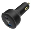 Kfz-Ladegerät Gembird TA-UC-AC2PD30LCD-CAR-01, USB-C, 30 W, 12–24 V, schwarz