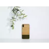 Smartphone-Hülle man and wood für iPhone X/XS — Bambuswald Schwarz