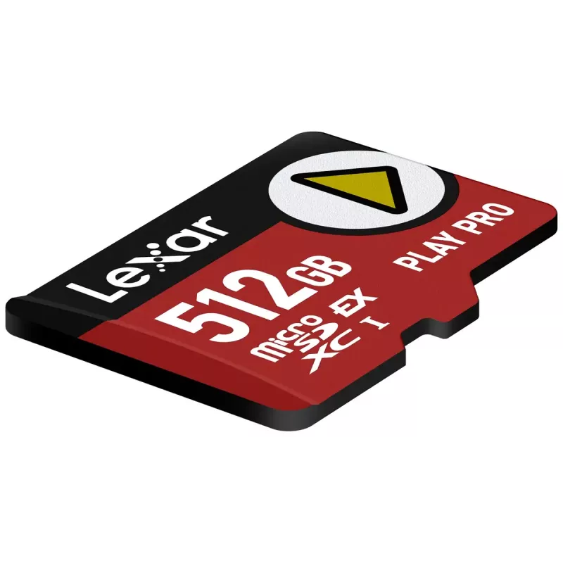 MicroSDXC-Flash-Speicher Lexar PLAY PRO 512 GB UHS-I U3 — 900 MB/s Lesen, 600 MB/s Schreiben