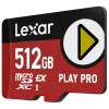 MicroSDXC-Flash-Speicher Lexar PLAY PRO 512 GB UHS-I U3 — 900 MB/s Lesen, 600 MB/s Schreiben