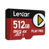 MicroSDXC-Flash-Speicher Lexar PLAY PRO 512 GB UHS-I U3 — 900 MB/s Lesen, 600 MB/s Schreiben