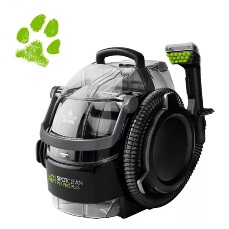 Bissell SpotClean Pet Pro Plus Teppichreinigungsmaschine Handgerät Tiefenreinigung Schwarz, Transparent