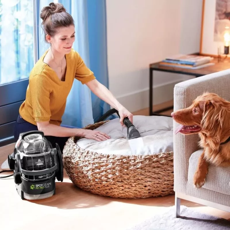 Bissell SpotClean Pet Pro Plus Teppichreinigungsmaschine Handgerät Tiefenreinigung Schwarz, Transparent