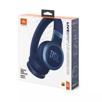 JBL Live 670NC Headset Kabellos Kopfbügel Anrufe/Musik Bluetooth Blau