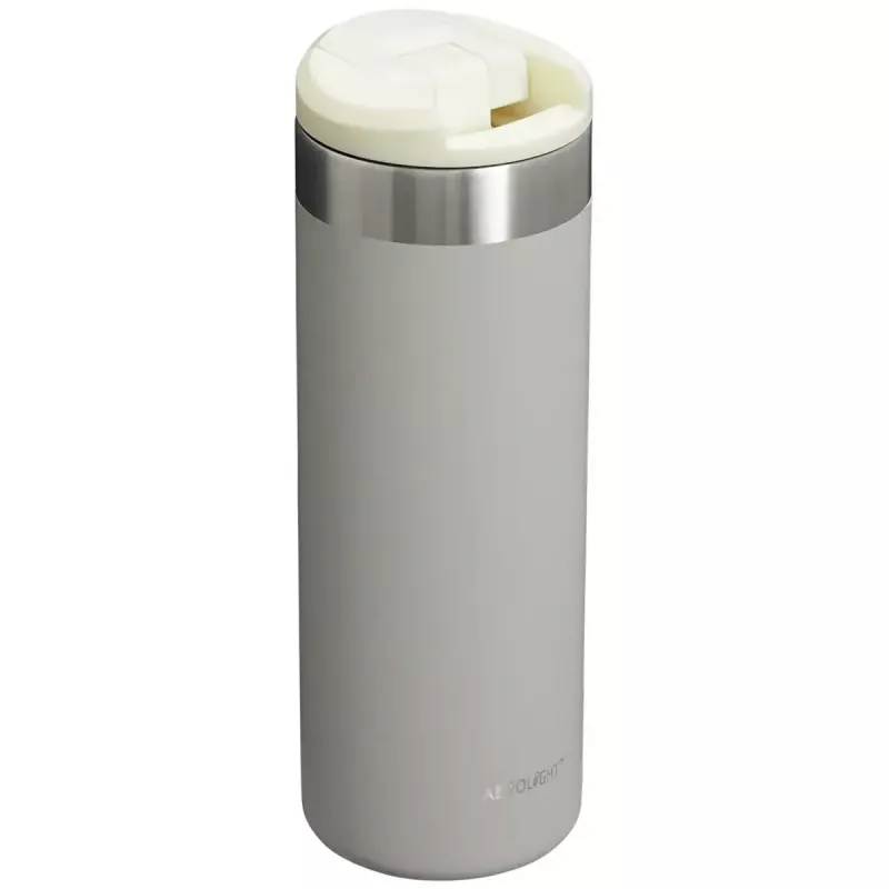Vakuumflasche STANLEY 0,47 L Thermosflasche, doppelwandiger Edelstahl, auslaufsicher, grau