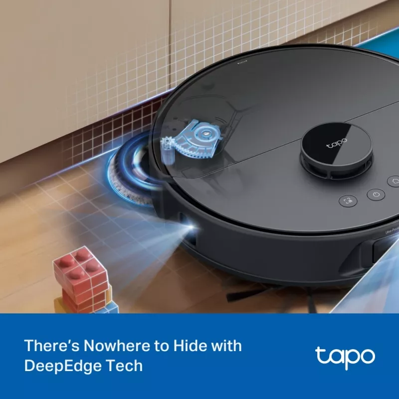 Robot vacuum TP-Link Tapo RV50 Pro Omni — 0,28 L Staubbehälter, 5200 mAh Batterie, Basisstation mit 3 L Staubtank
