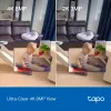 TP-LINK Tapo C250 | Pan/Tilt AI Home Security Wi-Fi-Kamera | PTZ | 8 MP | 4mm/F1.6 | H.265 | microSD-Karte bis zu 512 GB