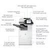 HP Color LaserJet Enterprise Flow MFP M776zs, Laser, Farbdruck, 1200 x 1200 DPI, A3, Direktdruck, Schwarz, Weiß