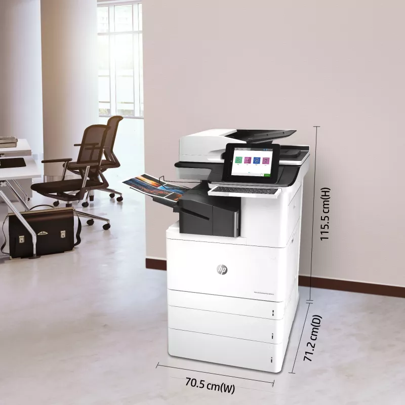 HP Color LaserJet Enterprise Flow MFP M776zs, Laser, Farbdruck, 1200 x 1200 DPI, A3, Direktdruck, Schwarz, Weiß
