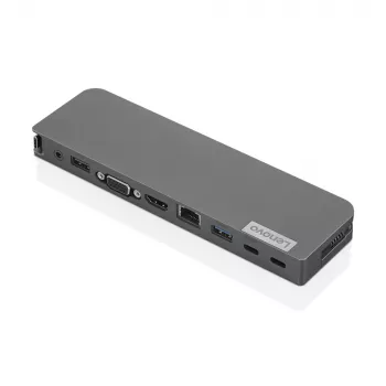 Lenovo USB-C Mini Dock Kabel USB 3.2 Gen 1 (3.1 Gen 1) Type-C Grau