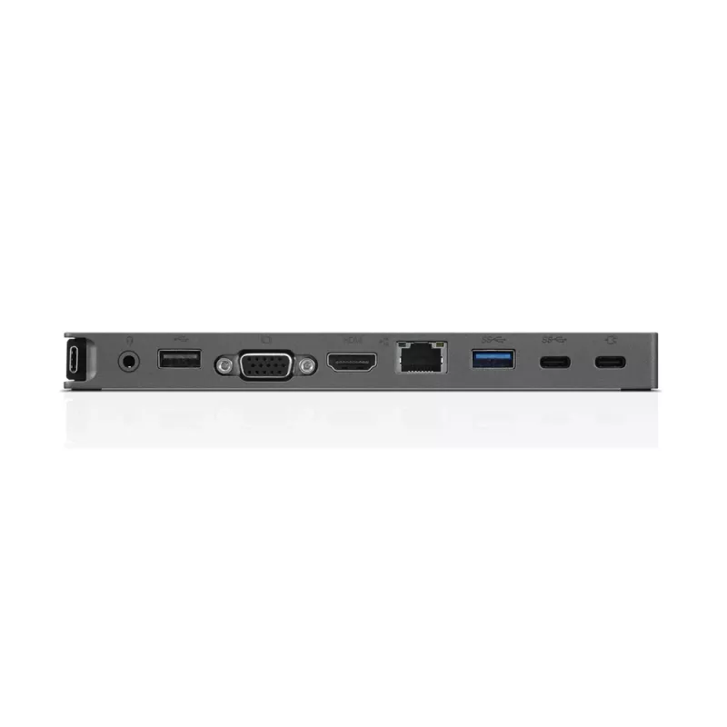Lenovo USB-C Mini Dock Kabel USB 3.2 Gen 1 (3.1 Gen 1) Type-C Grau