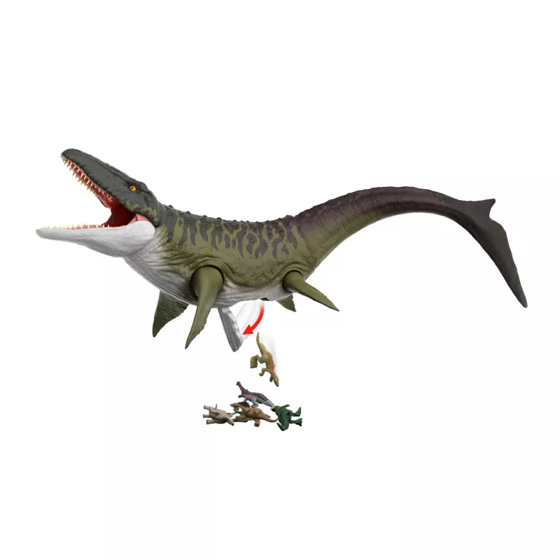 Jurassic World Rebirth Super Colossal Mosasaurus Action-Figur, Dinosaurier-Spielzeug