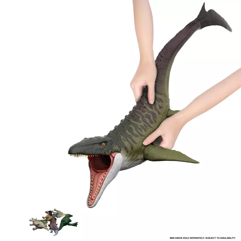 Jurassic World Rebirth Super Colossal Mosasaurus Action-Figur, Dinosaurier-Spielzeug