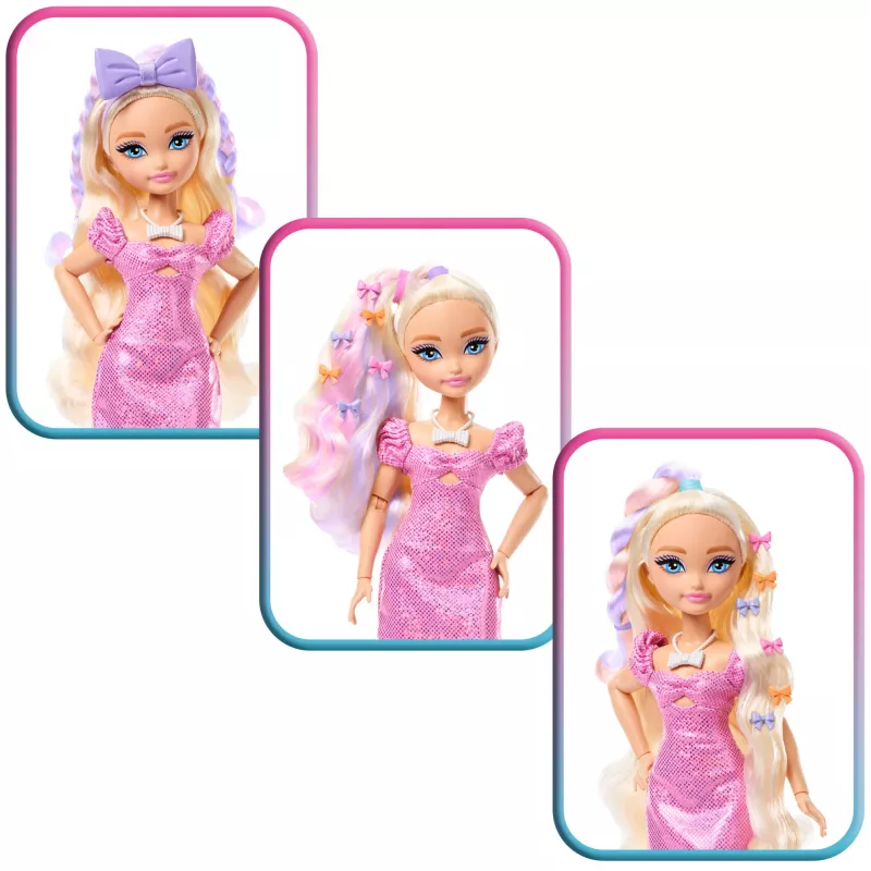 Barbie Dream Besties Malibu Modepuppe mit Überraschungszubehör und über 15 Looks