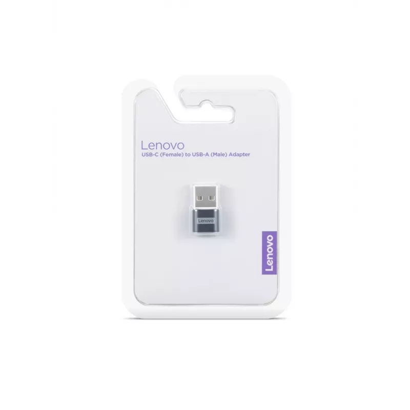 Lenovo 4X91C99226 Kabel-Adapter USB-C USB-A Schwarz