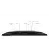 27 Zoll LED-Monitor Lenovo L27M-30, 1920×1080 Full HD, IPS, 6 ms, 250 cd/m², USB 3.2 Hub, Lautsprecher, VESA, Silber/Schwarz