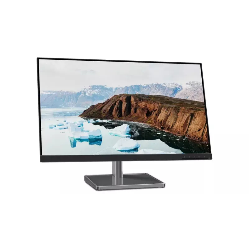 27 Zoll LED-Monitor Lenovo L27M-30, 1920×1080 Full HD, IPS, 6 ms, 250 cd/m², USB 3.2 Hub, Lautsprecher, VESA, Silber/Schwarz