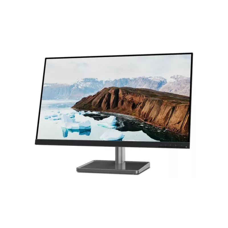 27 Zoll LED-Monitor Lenovo L27M-30, 1920×1080 Full HD, IPS, 6 ms, 250 cd/m², USB 3.2 Hub, Lautsprecher, VESA, Silber/Schwarz