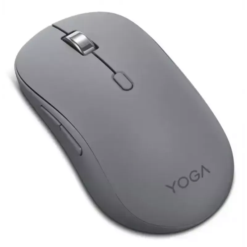 Kabellose beidhändige Maus Lenovo Yoga Office Bluetooth 5.3 Optisch 4000 DPI, 8 Tasten, grau, AA-Batterie