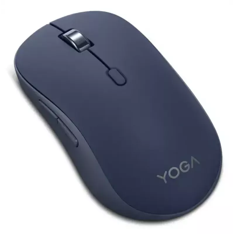 Kabellose beidhändige optische Bluetooth-Maus Lenovo Yoga – 4000 DPI, 8 Tasten, blau