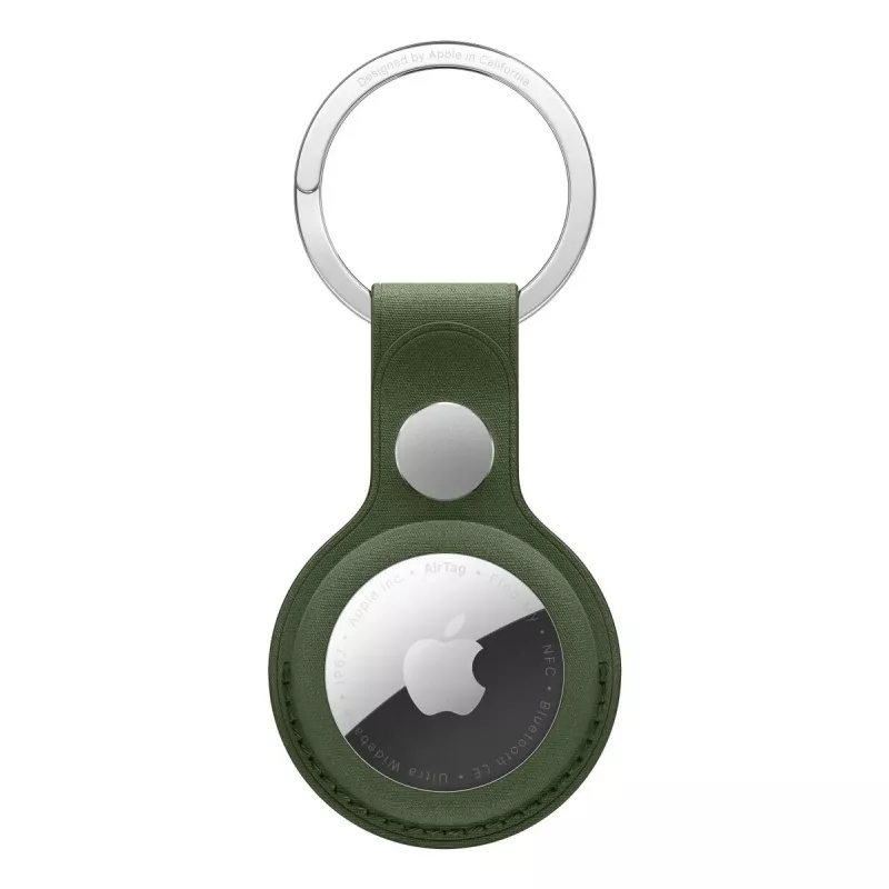Ring Apple AirTag FineWoven Schlüsselring Moosgrün