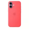 Silikonhülle mit MagSafe für Apple iPhone 17 — Bright Guava, passend für 6,3 Zoll (16 cm) Bildschirm