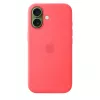 Silikonhülle mit MagSafe für Apple iPhone 17 — Bright Guava, passend für 6,3 Zoll (16 cm) Bildschirm